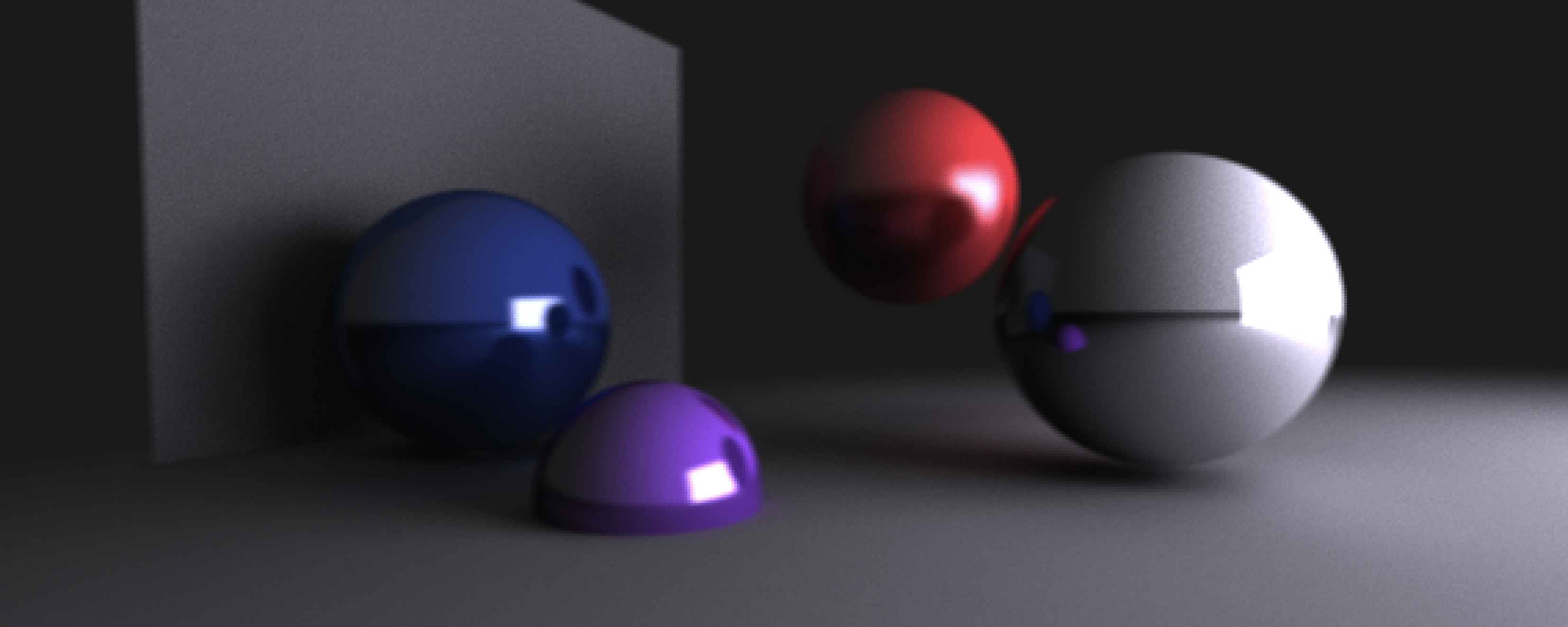 cgi image with spheres